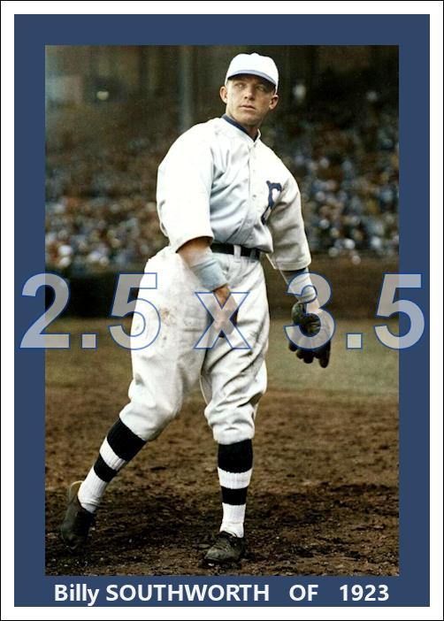 Billy Southworth - 1923 Boston Braves - choose a size & style