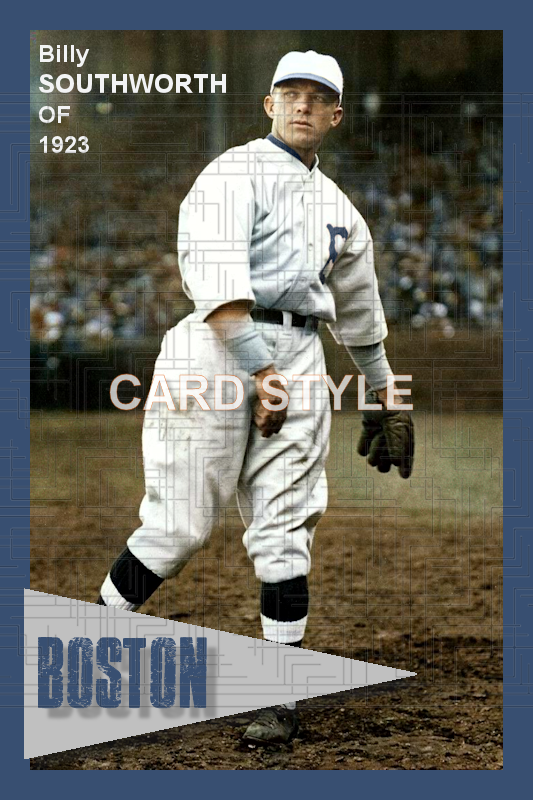 Billy Southworth - 1923 Boston Braves - choose a size & style