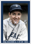 Billy Sullivan Jr. - 1936 Cleveland Indians - choose a size & style