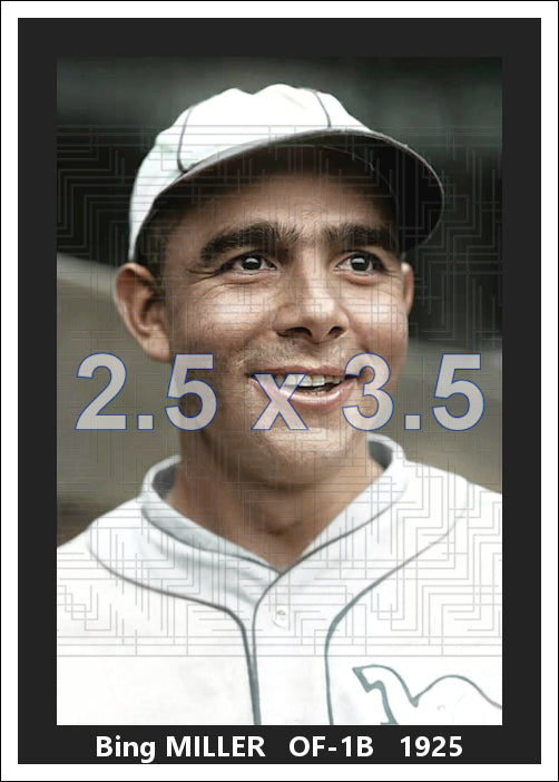 Bing Miller - 1925 Philadelphia Athletics - choose a size & style