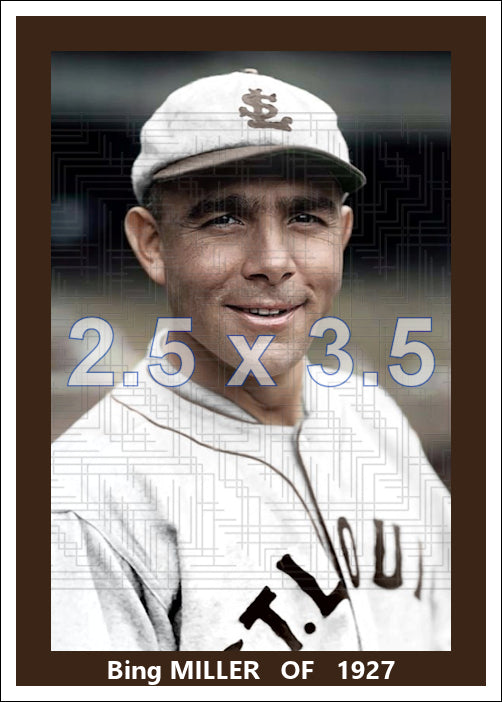 Bing Miller - 1927 St. Louis Browns - choose a size & style