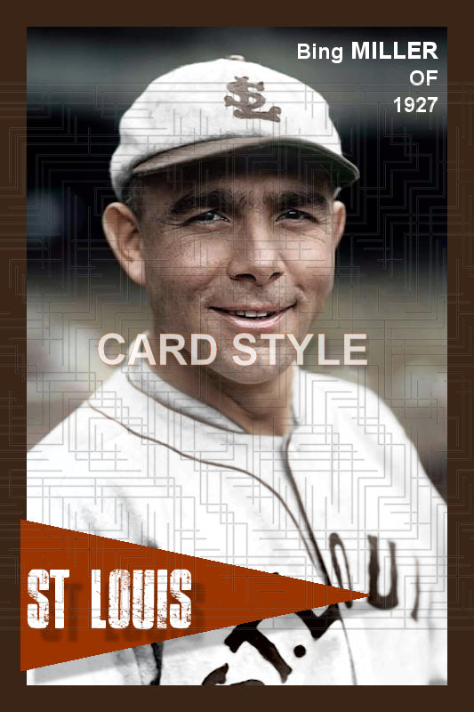 Bing Miller - 1927 St. Louis Browns - choose a size & style