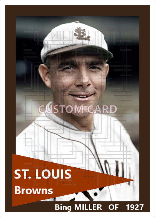 Bing Miller - 1927 St. Louis Browns - choose a size & style