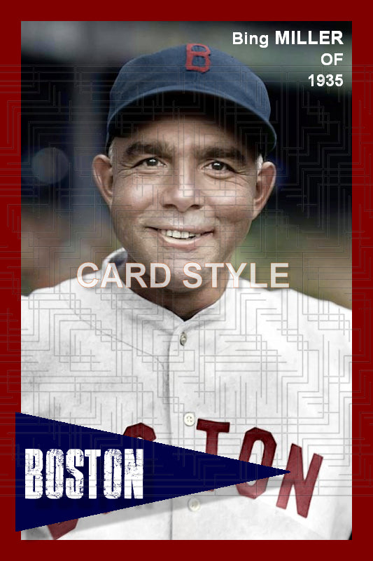 Bing Miller - 1935 Boston Red Sox - choose a size & style