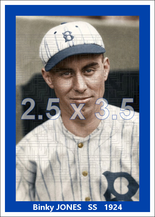 Binky Jones - 1924 Brooklyn Robins - choose a size & style