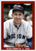 Birdie Tebbetts - 1950 Boston Red Sox - choose a size & style