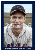 Blas Monaco - 1946 Cleveland Indians - choose a size & style