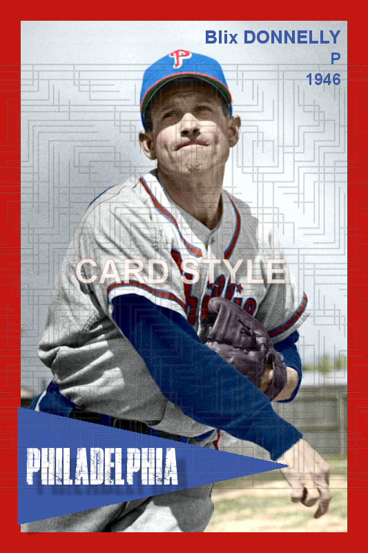 Blix Donnelly - 1946 Philadelphia Phillies - choose a size & style