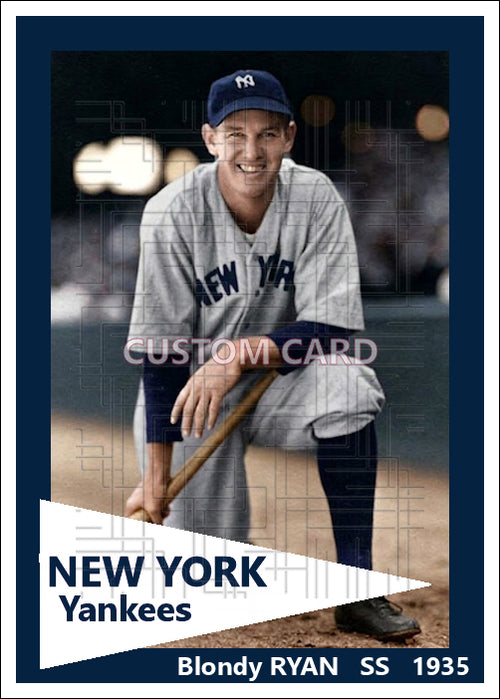 Blondy Ryan - 1935 New York Yankees - choose a size & style