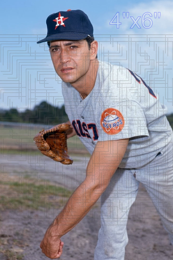 Bo Belinsky - 1967 Houston Astros - choose a size & style