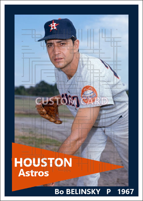Bo Belinsky - 1967 Houston Astros - choose a size & style