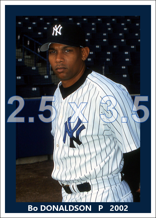 Bo Donaldson - 2002 New York Yankees - choose a size & style