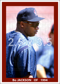 Bo Jackson - 1994 California Angels - choose a size & style