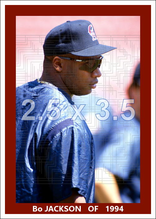 Bo Jackson - 1994 California Angels - choose a size & style