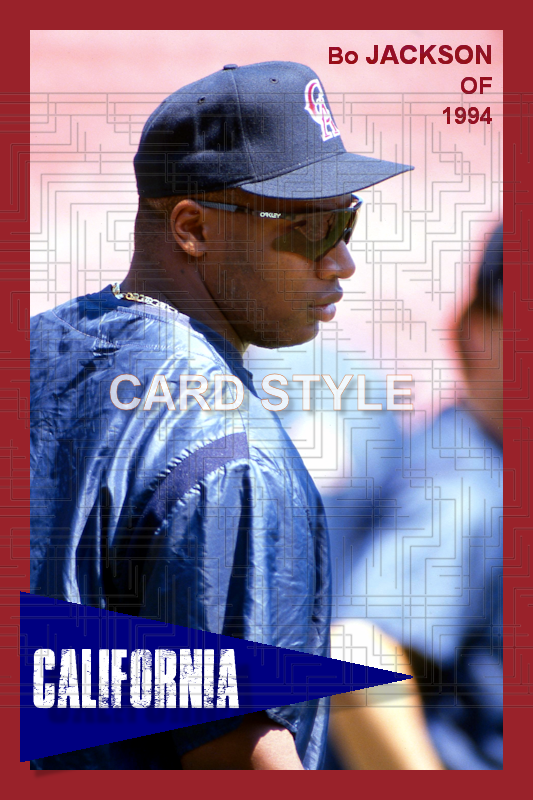 Bo Jackson - 1994 California Angels - choose a size & style