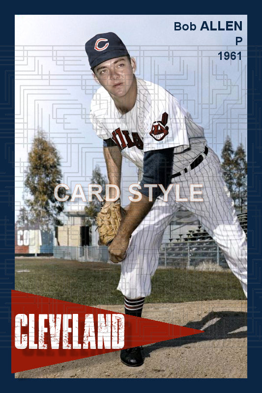 Bob Allen - 1961 Cleveland Indians - choose a size & style