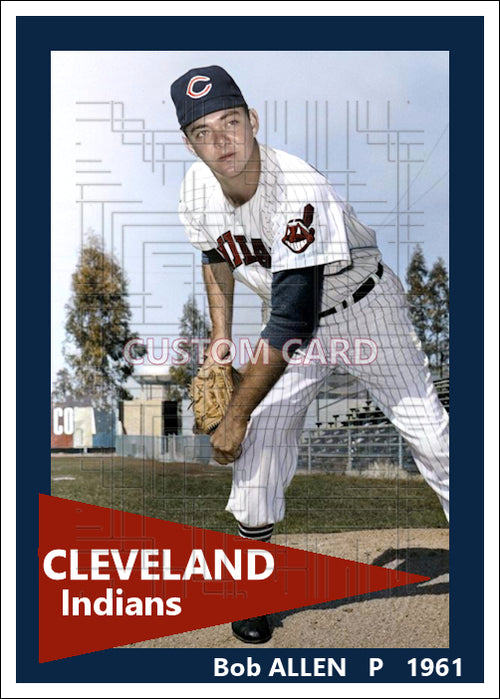 Bob Allen - 1961 Cleveland Indians - choose a size & style