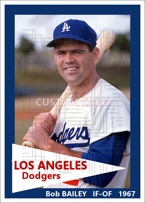 Bob Bailey - 1967 Los Angeles Dodgers - choose a size & style