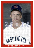 Bob Baird - 1963 Washington Senators - choose a size & style