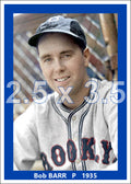 Bob Barr - 1935 Brooklyn Dodgers - choose a size & style