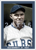 Bob Barrett - 1924 Chicago Cubs - choose a size & style