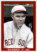 Bob Barrett - 1929 Boston Red Sox - choose a size & style