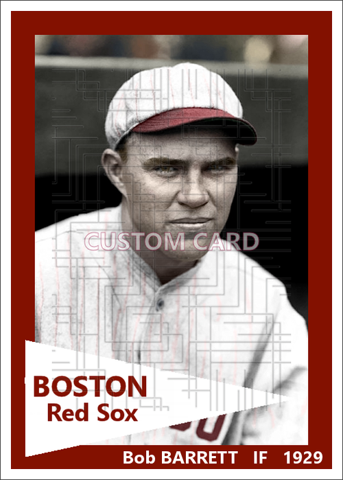 Bob Barrett - 1929 Boston Red Sox - choose a size & style