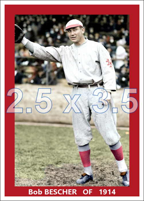 Bob Bescher - 1914 New York Giants - choose a size & style