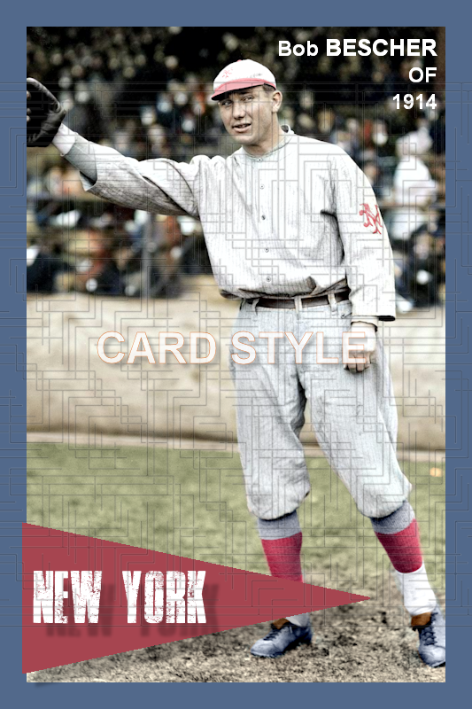 Bob Bescher - 1914 New York Giants - choose a size & style