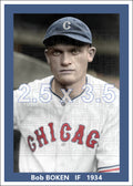 Bob Boken - 1934 Chicago White Sox - choose a size & style