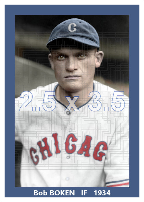 Bob Boken - 1934 Chicago White Sox - choose a size & style