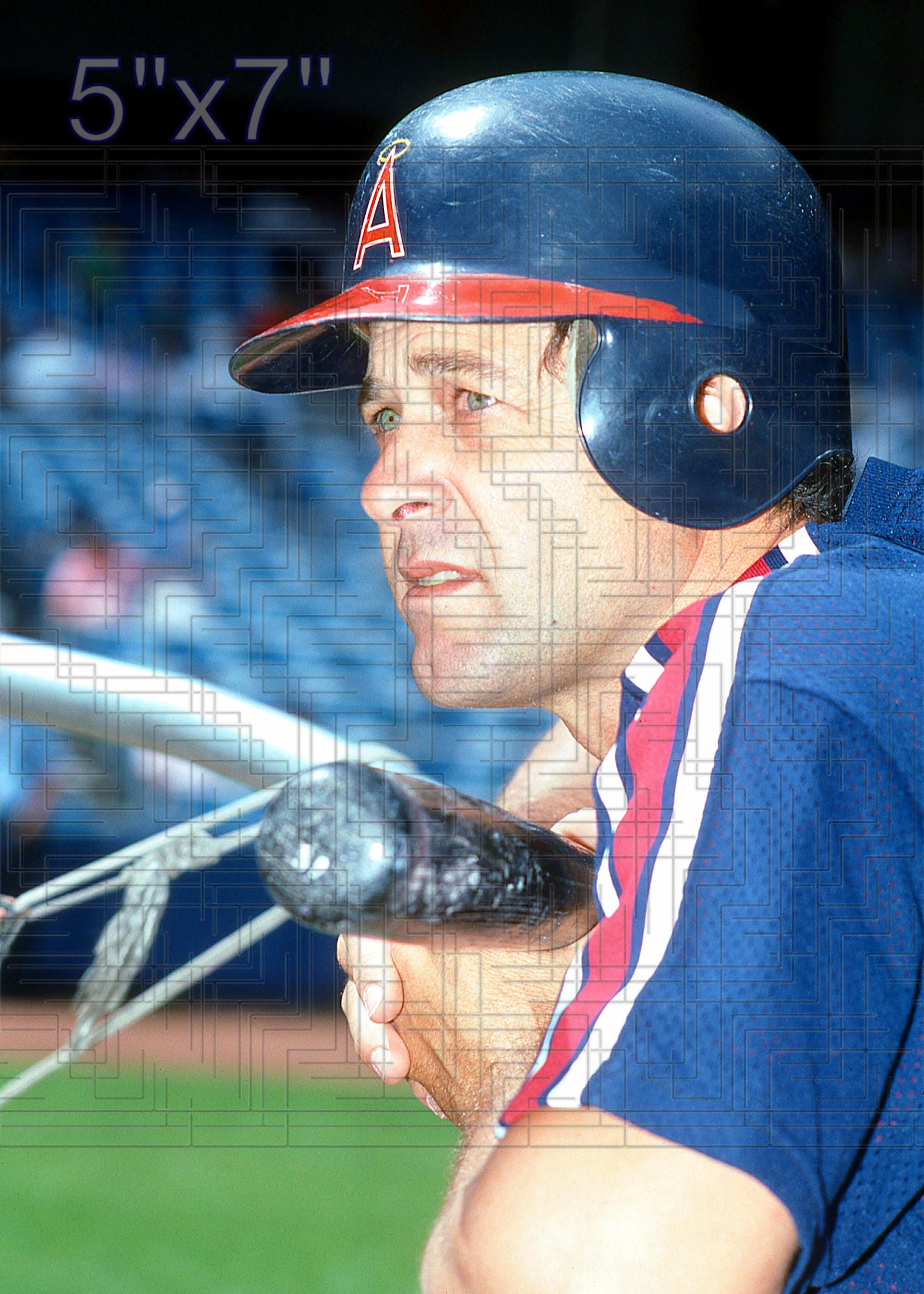Bob Boone - 1986 California Angels - choose a size & style