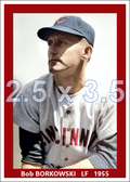 Bob Borkowski - 1955 Cincinnati Reds - choose a size & style