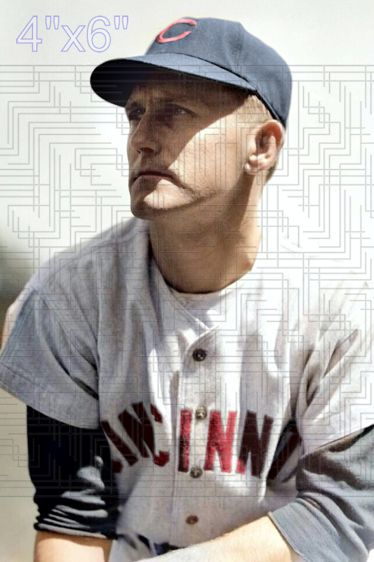 Bob Borkowski - 1955 Cincinnati Reds - choose a size & style