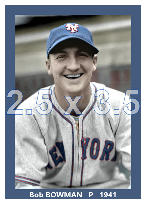 Bob Bowman - 1941 New York Giants - choose a size & style