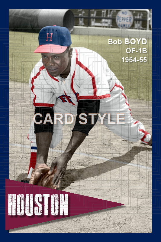 Bob Boyd - 1954-55 Houston Buffaloes - choose a size & style