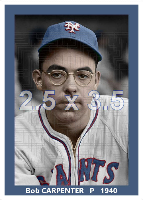 Bob Carpenter - 1940 New York Giants - choose a size & style