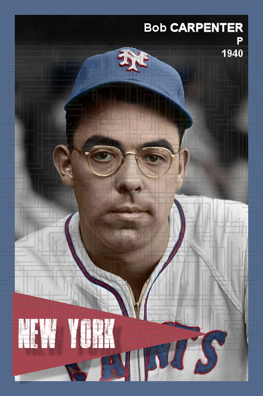 Bob Carpenter - 1940 New York Giants - choose a size & style