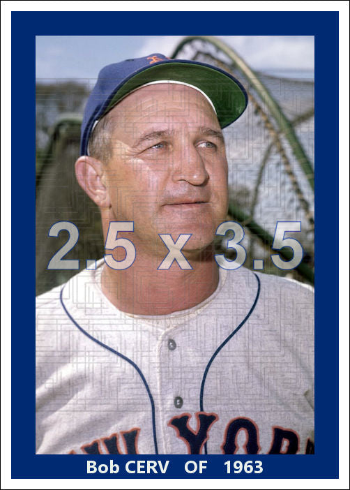Bob Cerv - 1963 New York Mets spring training - choose a size & style