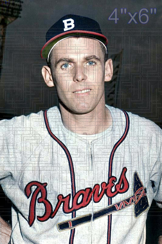 Bob Chipman - 1950 Boston Braves - choose a size & style
