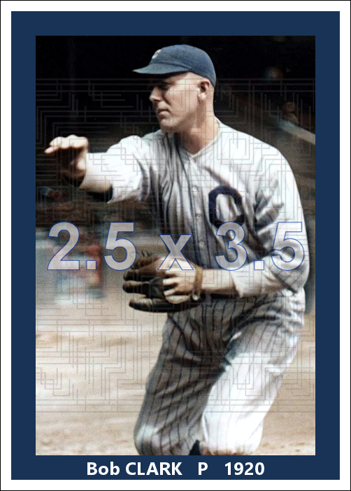 Bob Clark - 1920 Cleveland Indians - choose a size & style