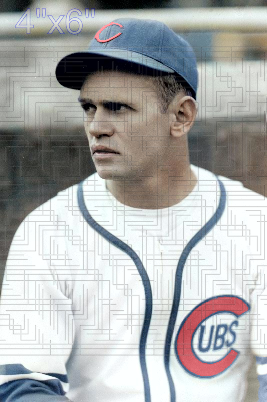 Bob Collins - 1940 Chicago Cubs - choose a size & style