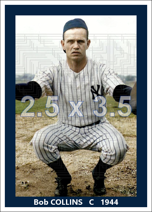 Bob Collins - 1944 New York Yankees - choose a size & style