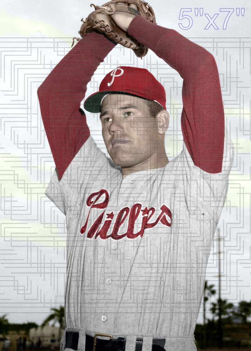 Bob Conley - 1958 Philadelphia Phillies - choose a size & style