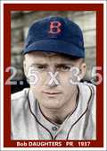 Bob Daughters - 1937 Boston Red Sox - choose a size & style