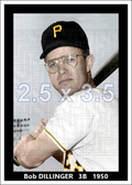 Bob Dillinger - 1950 Pittsburgh Pirates - choose a size & style