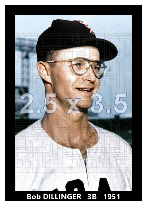 Bob Dillinger - 1951 Chicago White Sox - choose a size & style