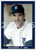 Bob Dustal - 1963 Detroit Tigers - choose a size & style