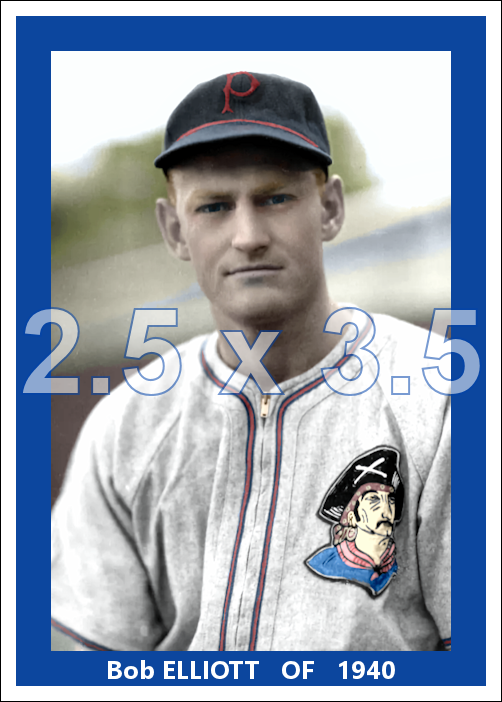 Bob Elliott - 1940 Pittsburgh Pirates - choose a size & style