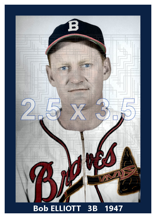 Bob Elliott - 1947 Boston Braves - choose a size & style